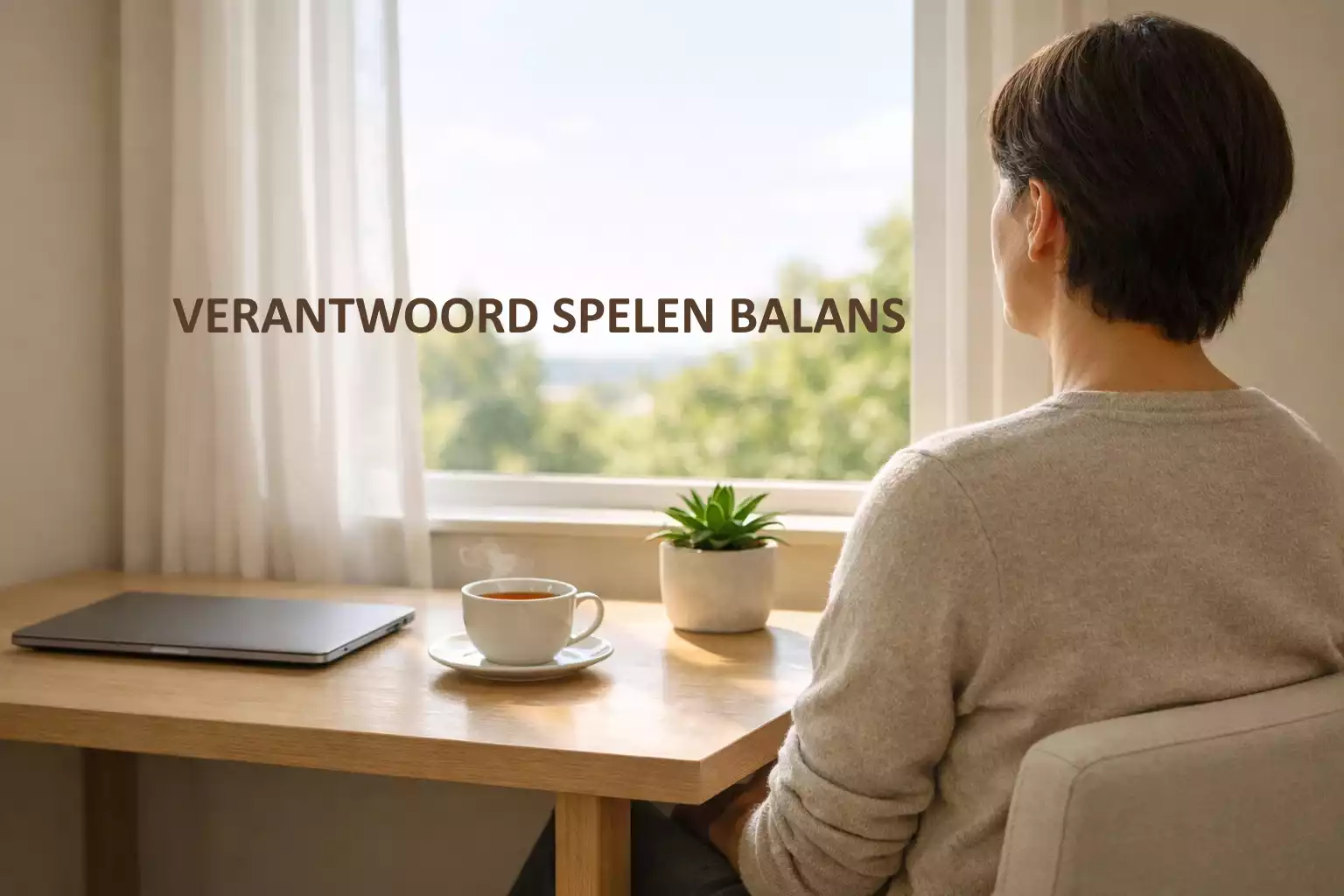 Persoon houdt balans tussen sport entertainment en verantwoord gokken